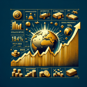El precio del oro se dispara: 200% de aumento entre 2015 y 2025
