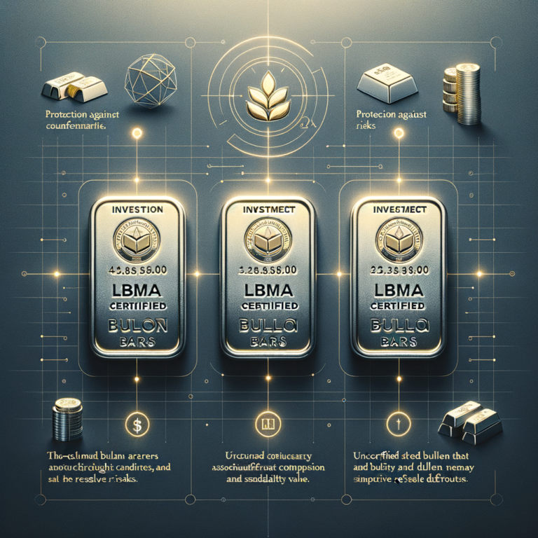 Lingotes de oro y plata: inversión segura con certificación LBMA