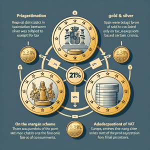 Regulación fiscal 2025: Impacto en las monedas de plata en España