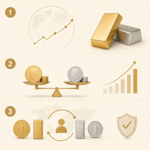 Descubre el potencial del oro y la plata en tus inversiones inteligentes